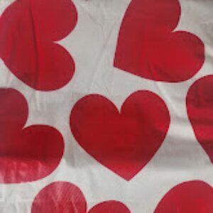 Celebrate! Valentine Day Vinyl Tablecloth 60" x 84". Rectangle.